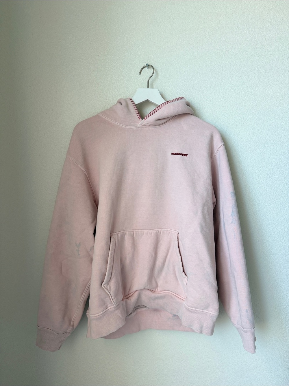madhappy Pink Hoodie Sweatshirt